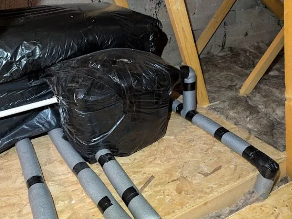 Attic Insulation, flooring, water tank and pipe lagging Attic Insulation, flooring, water tank and pipe lagging