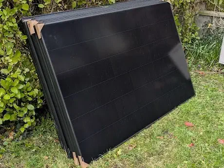 Solar Panels Before Installation in Dublin Solar panels about to be installed on a South Dublin rooftop